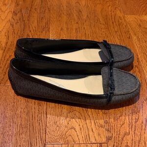 Michael Kors Dark Brown Flats with Black Trim